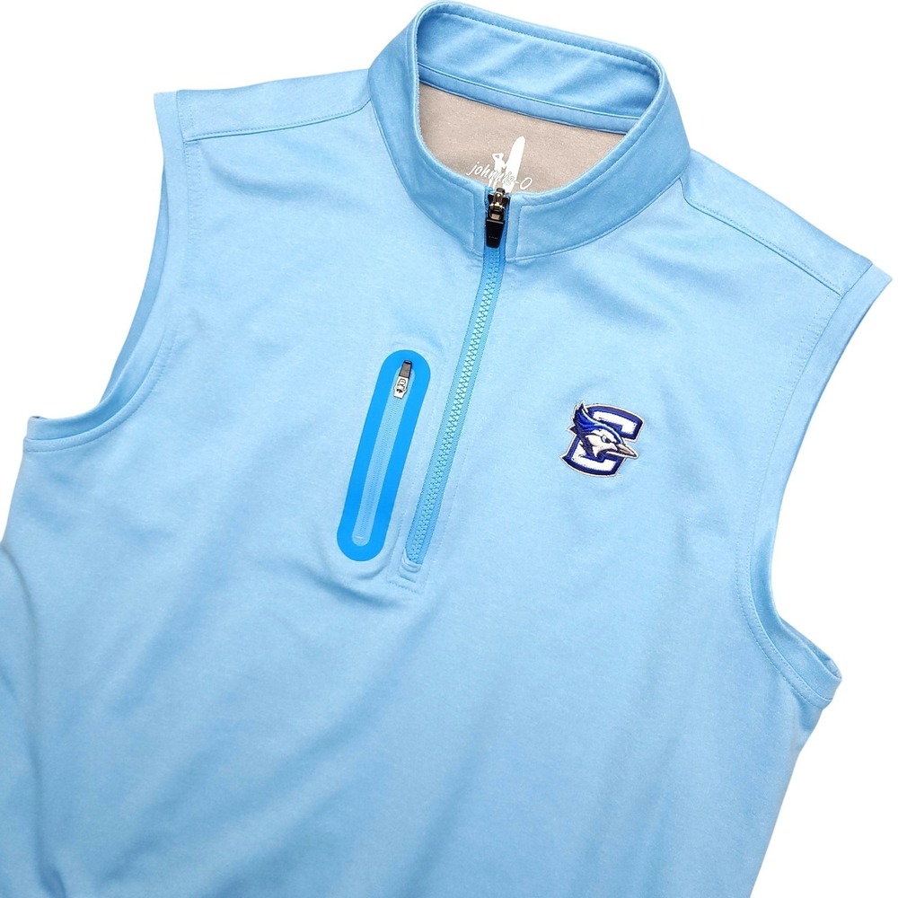 Johnnie-O 1/4 Zip Creighton Bluejays Jacket Mens Medium Blue NCAA Basketball